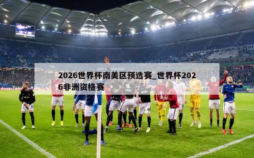 2026世界杯南美区预选赛_世界杯2026非洲资格赛