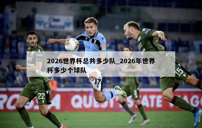 2026世界杯总共多少队_2026年世界杯多少个球队