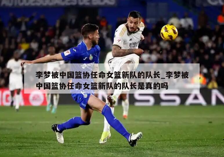 李梦被中国篮协任命女篮新队的队长_李梦被中国篮协任命女篮新队的队长是真的吗