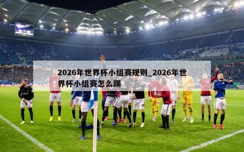 2026年世界杯小组赛规则_2026年世界杯小组赛怎么踢