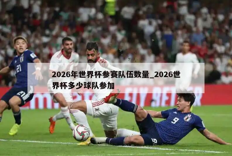 2026年世界杯参赛队伍数量_2026世界杯多少球队参加